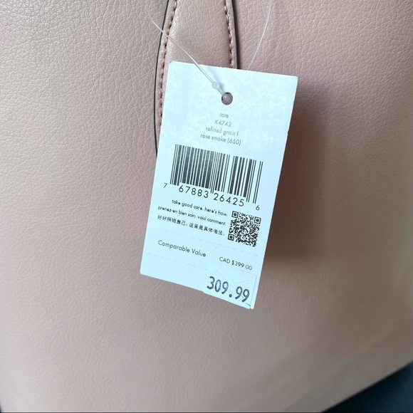 NWT Kate Spade genuine leather tote and wristlet - Picture 8 of 9